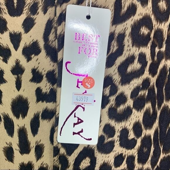 Jeykay cheetah bomber jacket. SO SOFT! small NWT - Picture 2 of 9